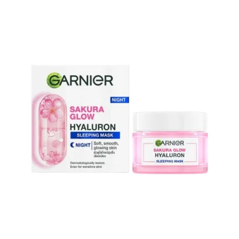 Garnier Sakura Glow Hyaluron Night Sleeping Mask - 50ml