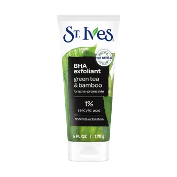 St. Ives BHA Exfoliant, Green Tea & Bamboo, For Acne-Prone Skin - 170 g